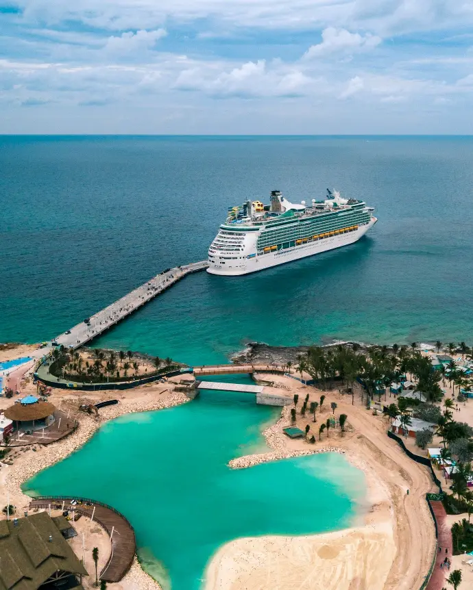 white cruise ship on sea during daytime